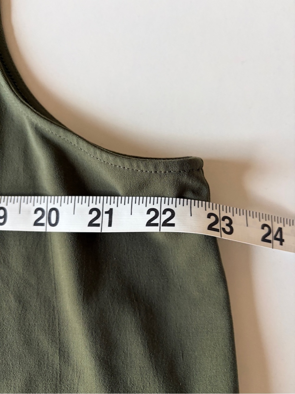 Chicos dark green size 3 women’s XL sleeveless blouse tank top side slit stretch - Picture 4 of 6